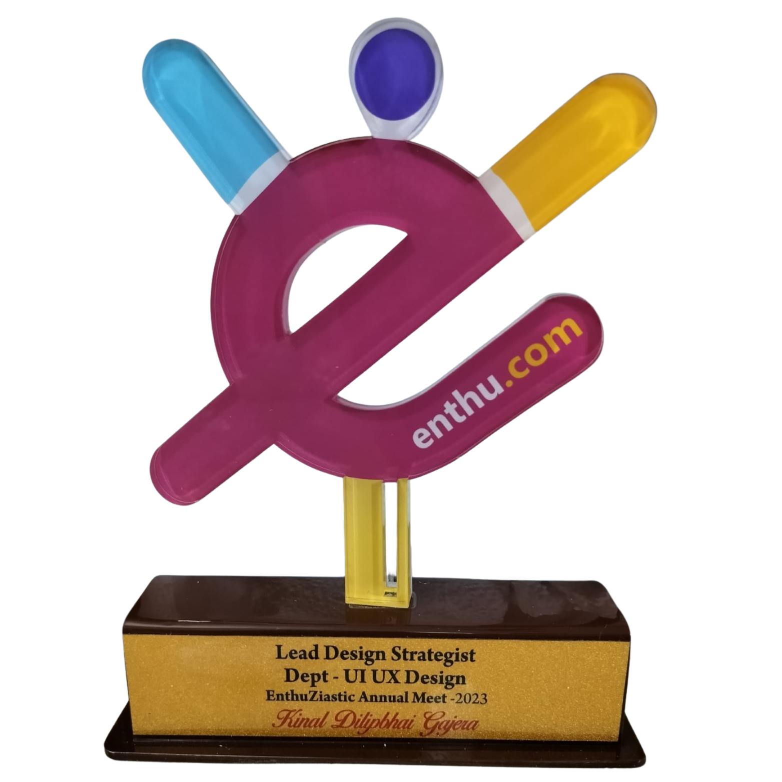Lead Design Strategist Award Trophy